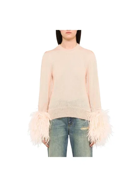 Sweter Gucci wełniany różowy