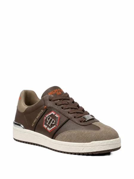 Retro tenisice Philipp Plein smeđa