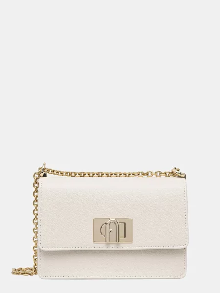 FURLA Geantă de umăr fildeş bej