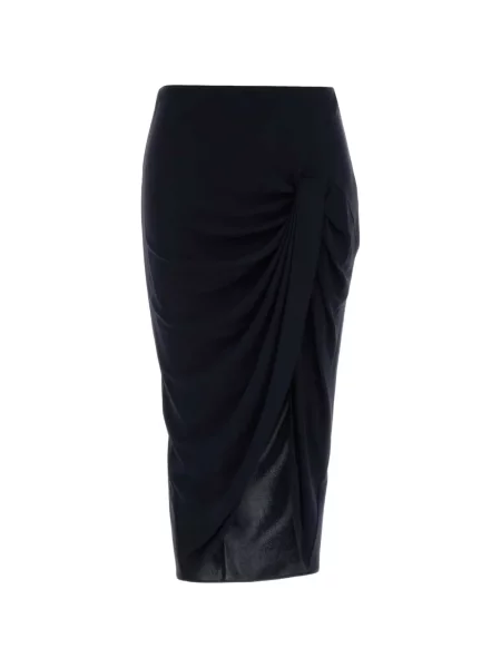 Fustă midi Stella Mccartney drapată albastru