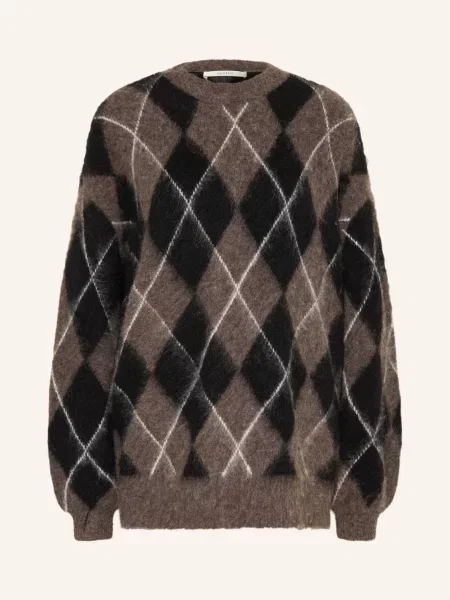 Sweter Gestuz z alpaki biały