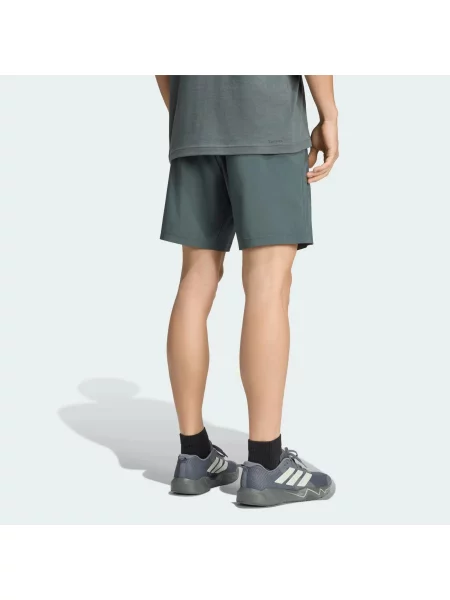 SZORTY WORKOUT ESSENTIALS BASE WOVEN zielone