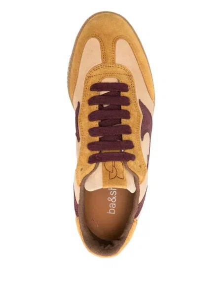 Sneakerși Ba&sh din piele de căprioară