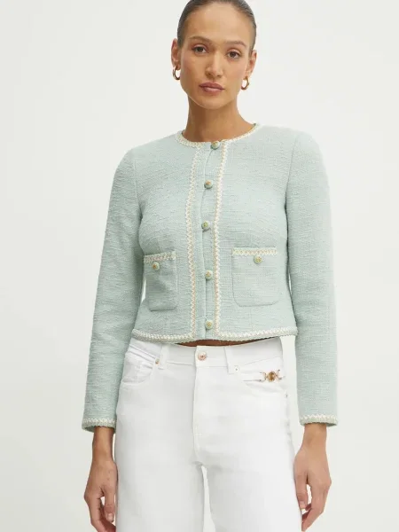 Luisa Spagnoli marynarka jednorzędowa zielony