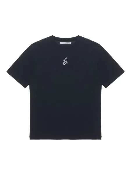 Tricou Samsøe Samsøe cu model floral cu imagine negru