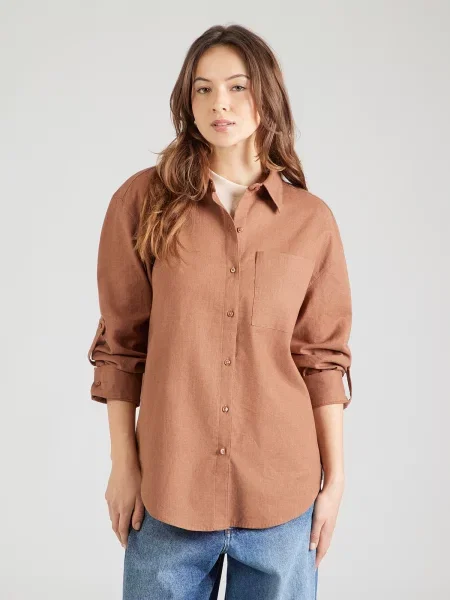 Calvin Klein Jeans Bluză caramel maro