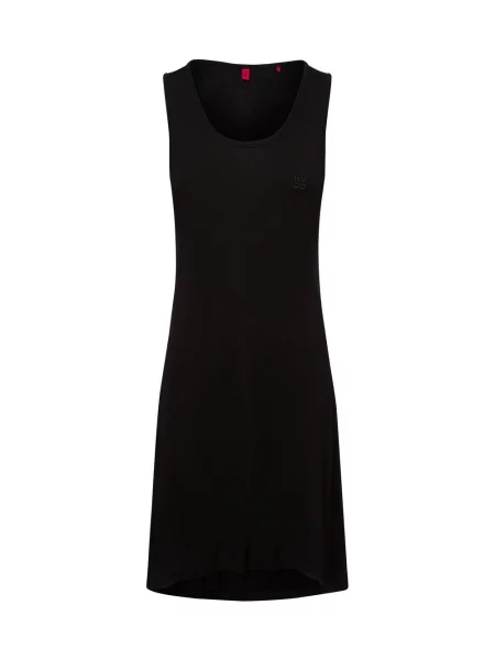 HUGO sukienka plażowa Kobiety jednolity S czarny