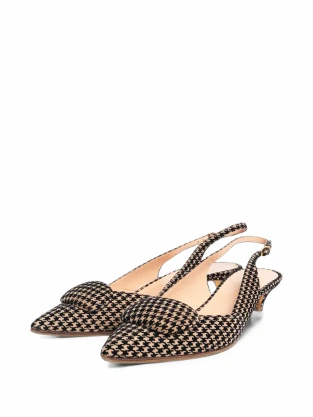 Pantofi cu toc Rupert Sanderson cu model pepito slingback negru