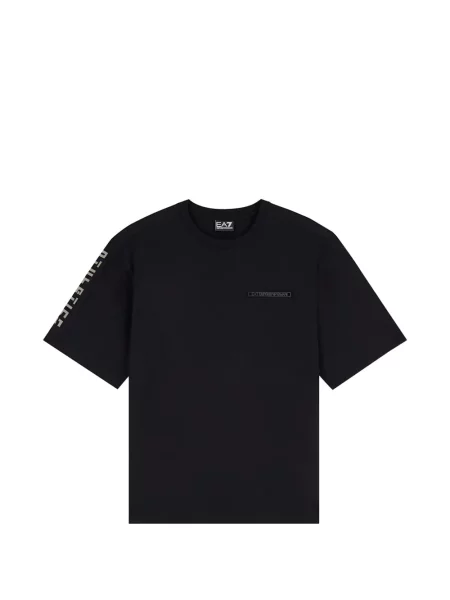 Tricou Ea7 Emporio Armani cu autograf negru