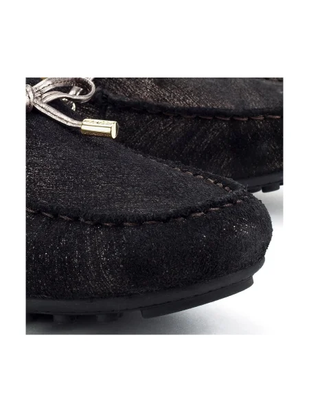 Pantofi Geox din piele de căprioară negru