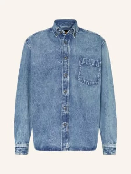 Boss Džínová Košile Comfort Fit modrá