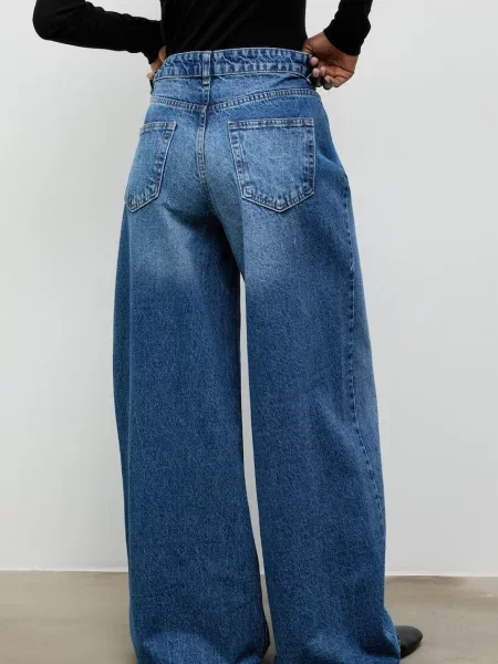 Answear.LAB jeansy loose niebieskie