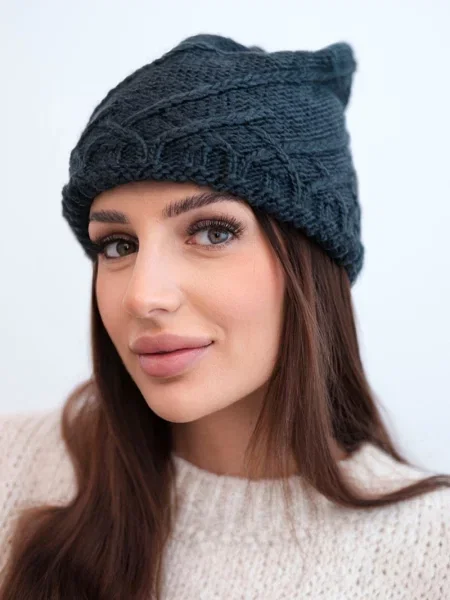 Căciulă Kesi de cristal negru