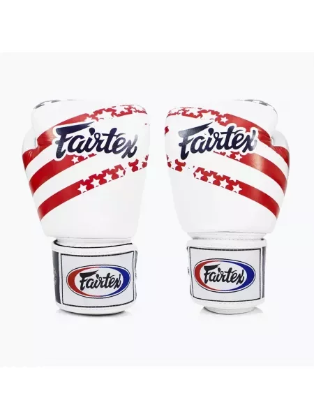 Rękawice bokserskie Fairtex Universal "Tight-Fit" Design USA white białe