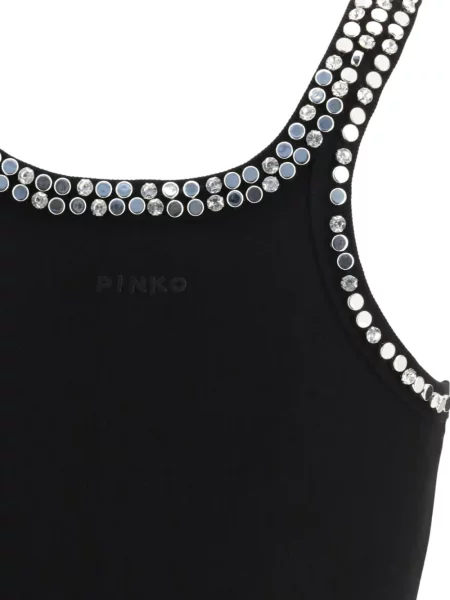 Top Pinko cu mărgele negru