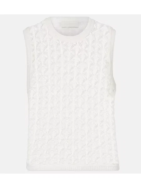 Cropp top Zimmermann alb