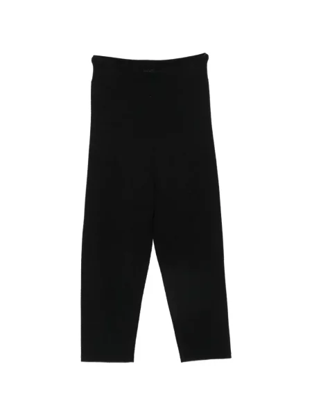 Pantaloni Chloé tricotate negru
