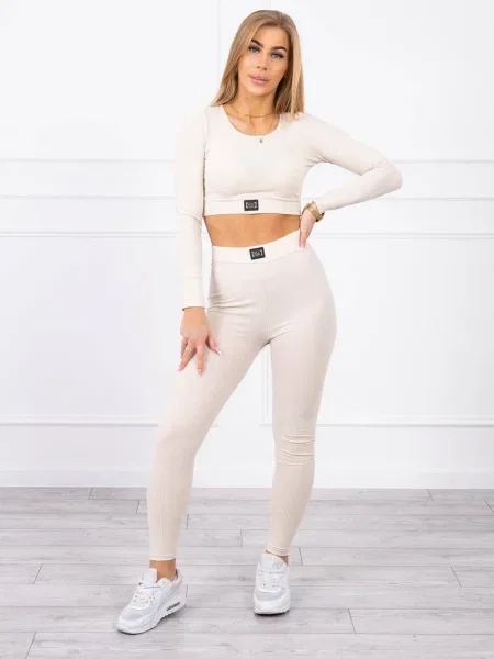 Bluză Kesi cu dungi bej