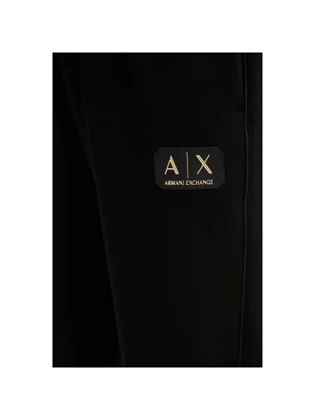 Armani Exchange Teplákové nohavice čierna
