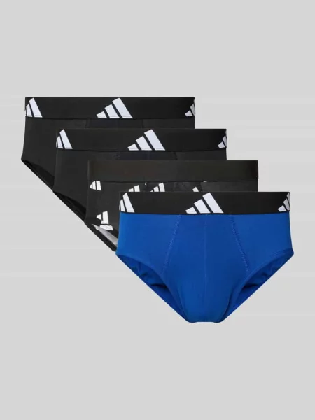Figi z elastycznym z logo w zestawie 3 szt. model ‘Active Flex’ Adidas Sportswear czarne