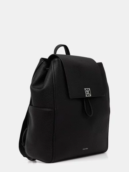 Calvin Klein nahrbtnik iz umetnega usnja črna