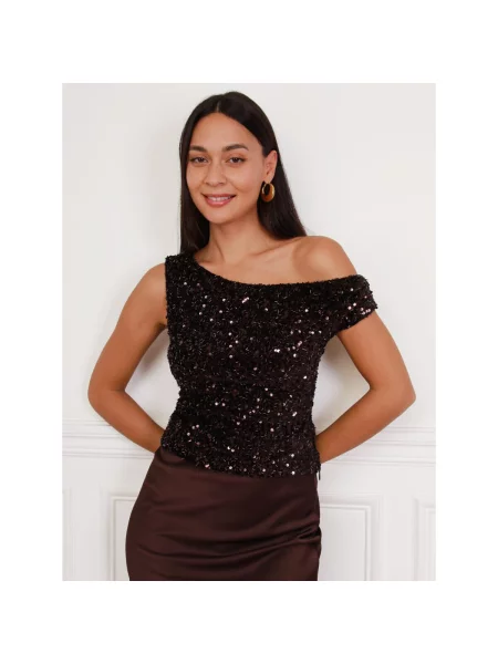 Top La Modeuse smeđa