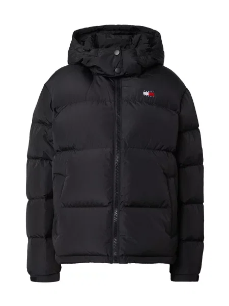 Tommy Jeans De puf geacă negru