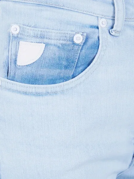 Lepršave traperice Lois Jeans dizajn s pet džepova plava