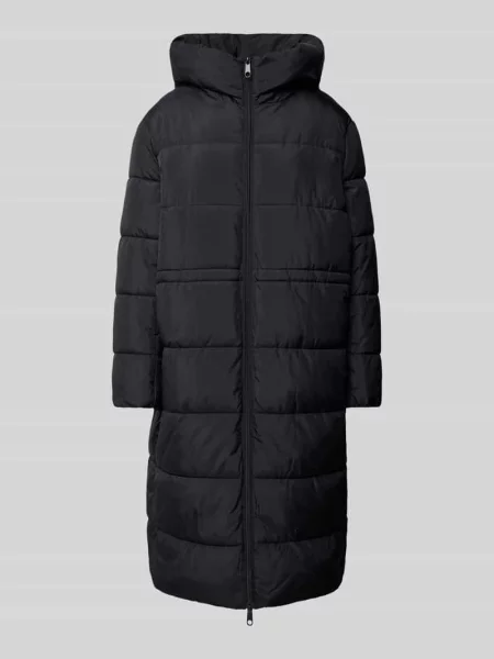 Płaszcz pikowany z kapturem Jake*s Casual czarny