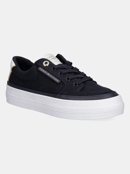 Tommy Hilfiger Сникърси Essential Vulc Textile Sneaker тъмносин