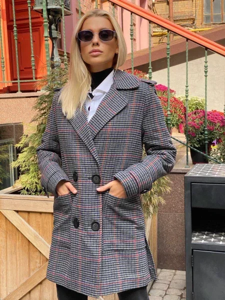 Пальто з утеплювачем Milirud сірий