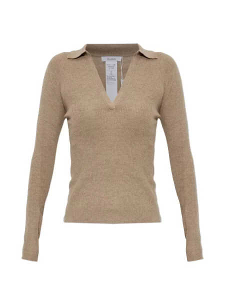 Tricou polo Max Mara din cașmir