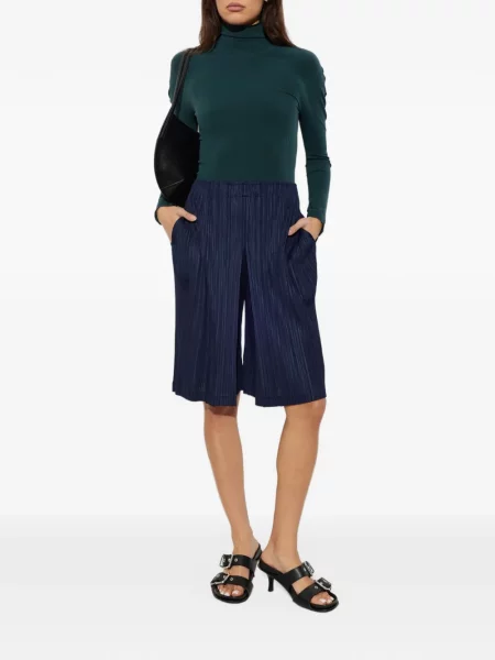 Dolčevita Pleats Please Issey Miyake zelena
