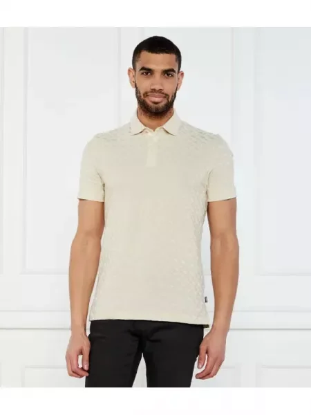 BOSS BLACK Tenisz póló H-Pack 80 | mercerised fekete