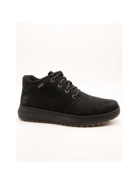 Šněrovací krajkové kotníkové boty Timberland černé