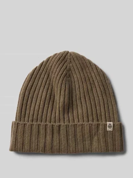 Czapka beanie z detalem z logo Roeckl