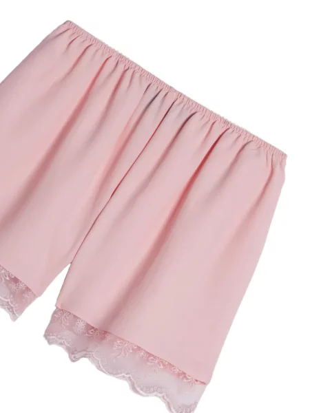 Pantaloni scurți Simone Rocha din dantelă roz