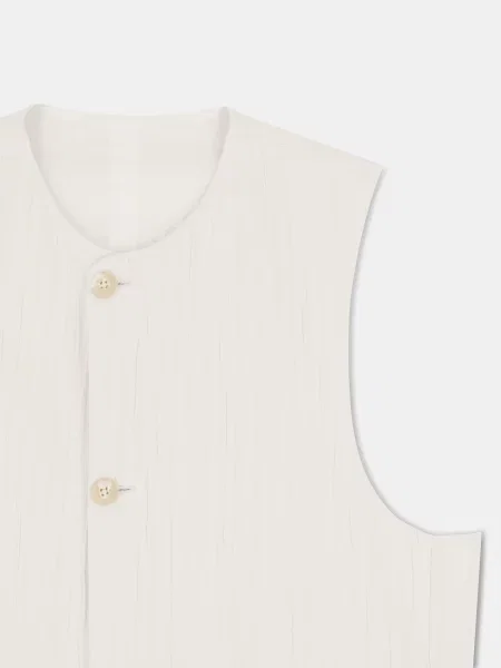 Класичний жилет Emporio Armani молочний