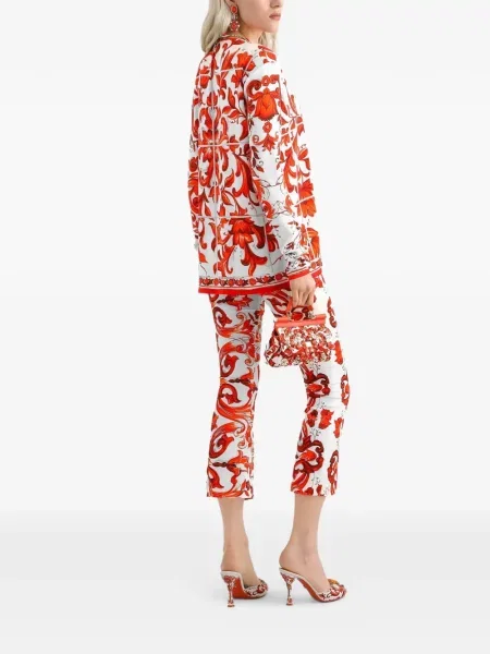 Pantaloni Dolce & Gabbana cu imagine alb