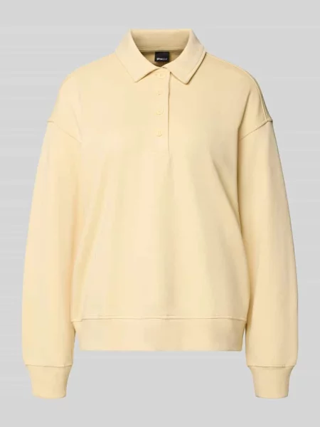 Bluza z kołnierzykiem polo i listwą guzikową Gina Tricot
