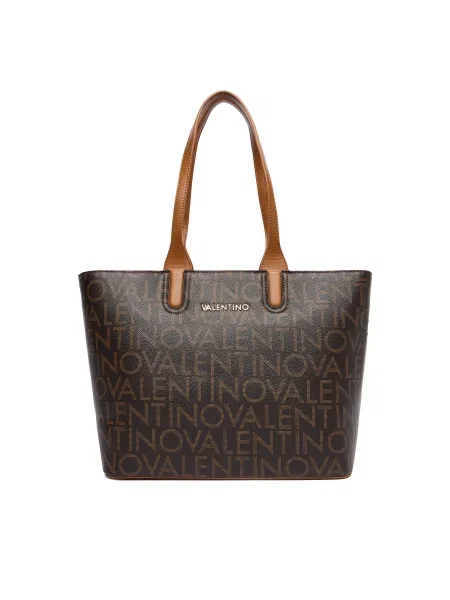 Shopper kabelka Valentino hnedá