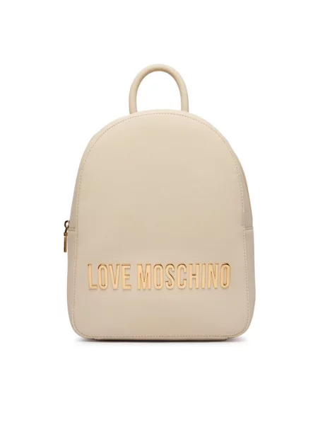 Love Moschino rucsac pentru femei cu imitație de piele bej