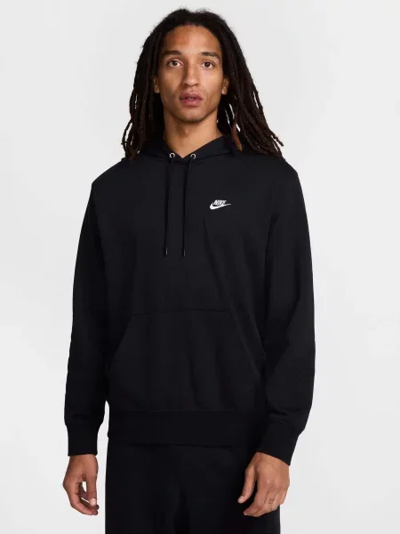 Махровое худи Nike черное