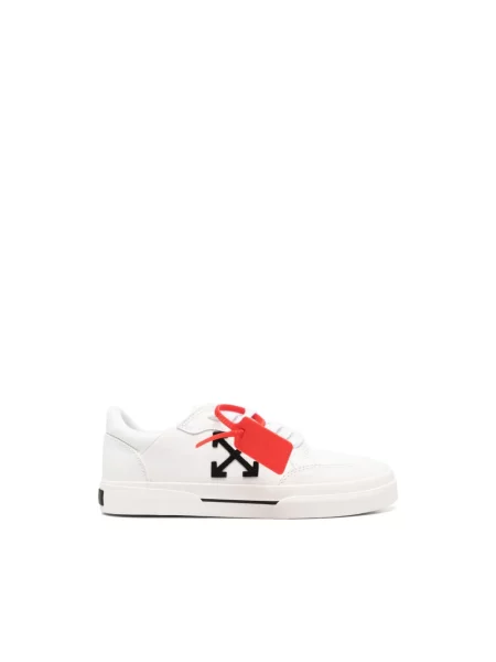 Sneakersy Off-white zamszowe białe