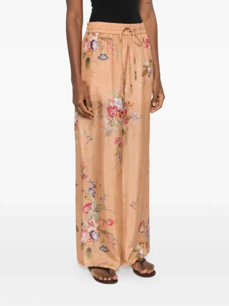 Pantaloni Zimmermann cu model floral