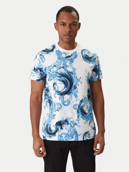Тениска Versace Jeans Couture синьо