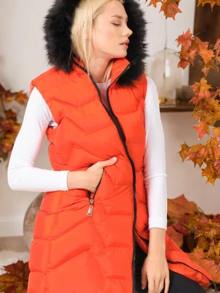 Vestă Dewberry portocaliu