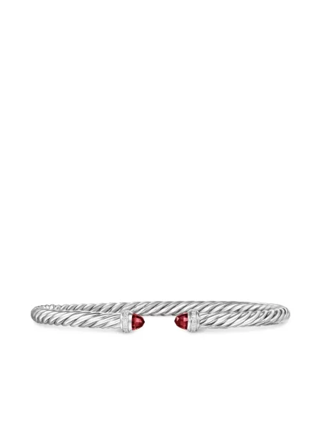 Βραχιόλι David Yurman με γρανάτη ασημί