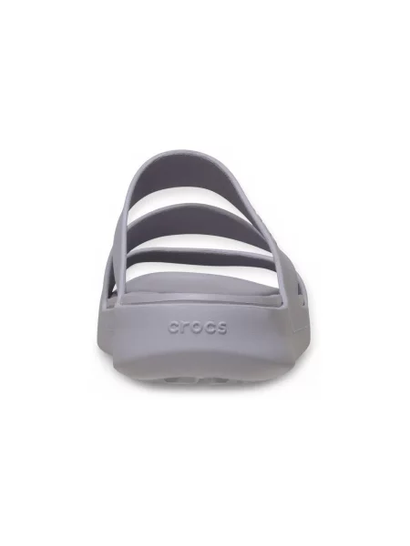 Šľapky Crocs s remienkami sivá