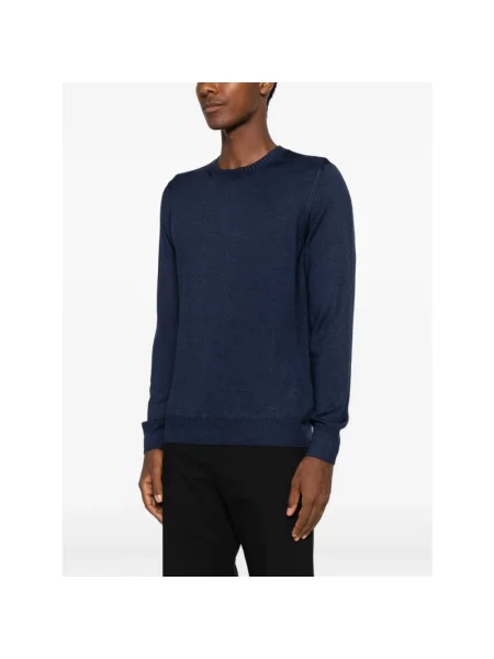 Sweter Fay wełniany niebieski